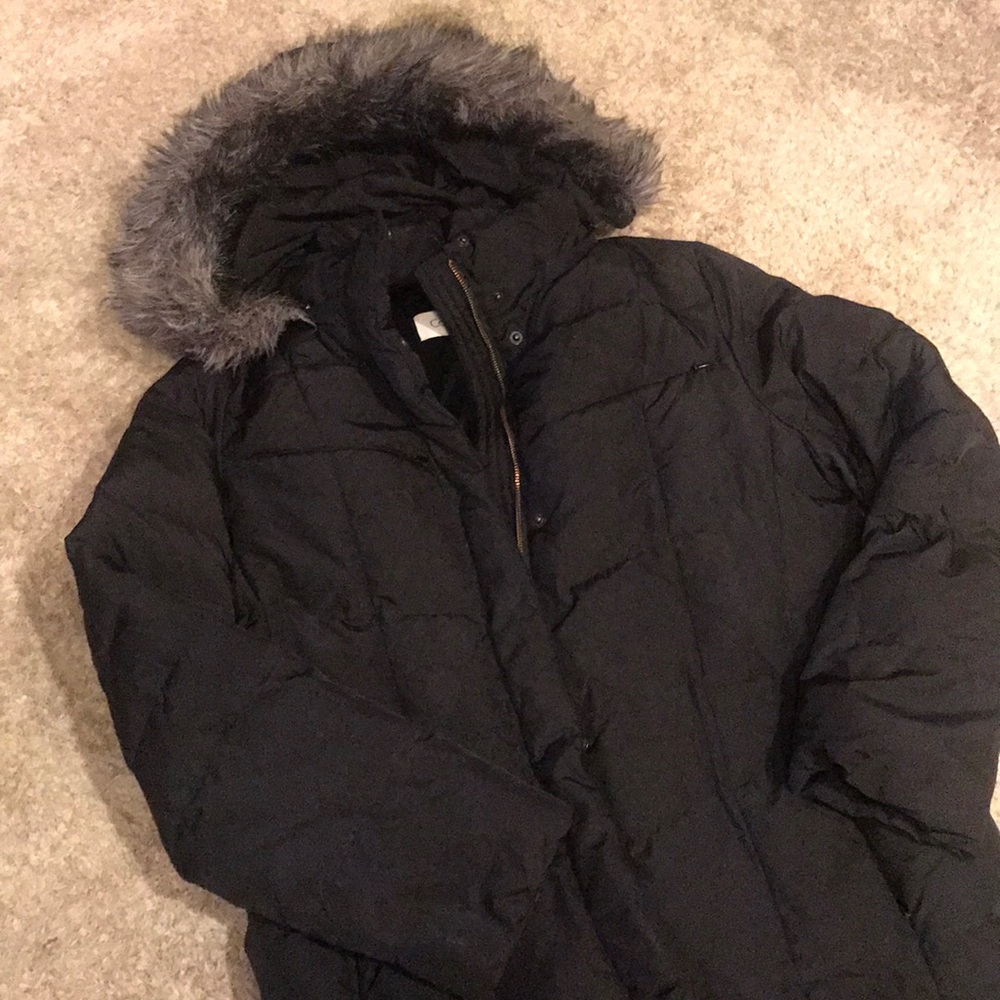 Calvin Klein Warm Black Puffer Coat